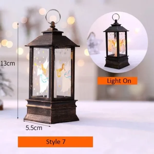 Snowman Lantern Light