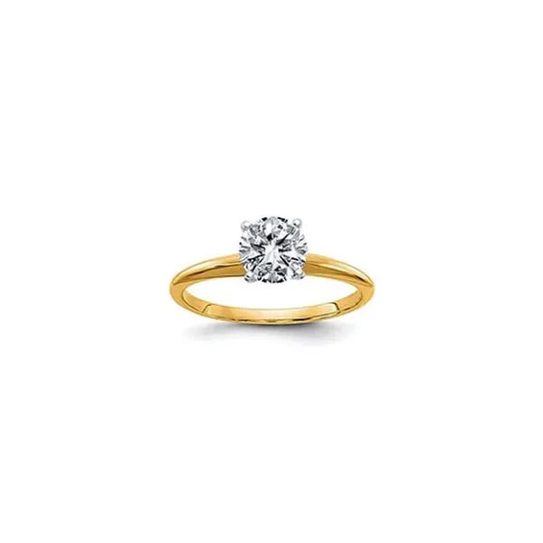 Engagement Ring In Yellow Gold