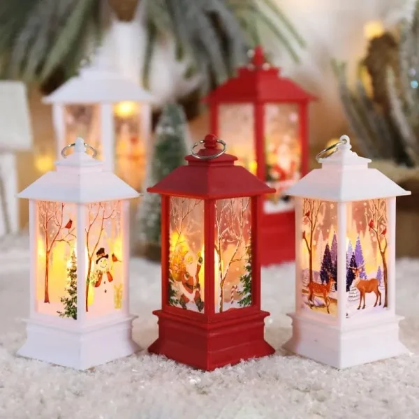 Snowman Lantern Light