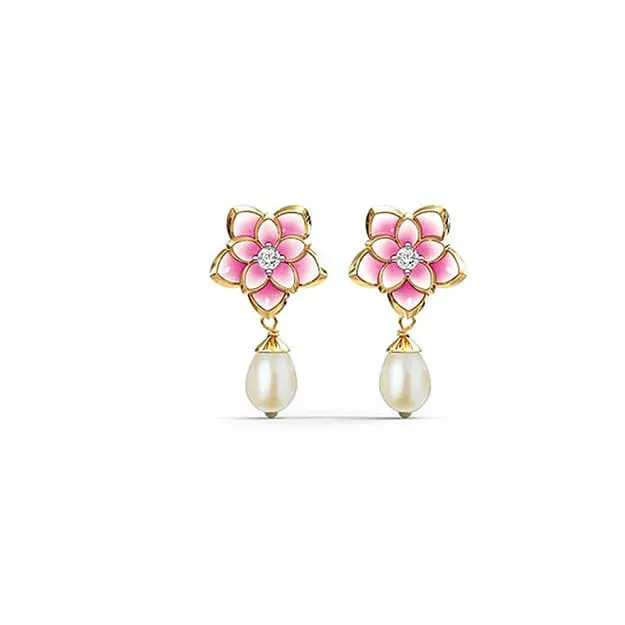 Flower Button Pearl