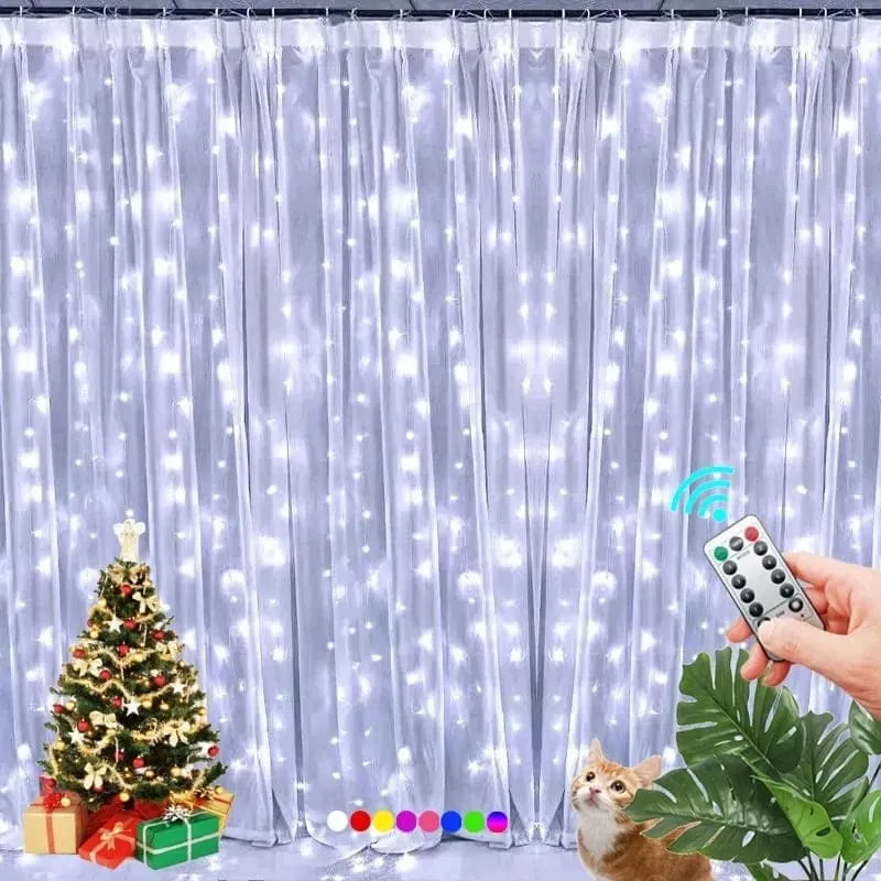 LED Curtain Garland
