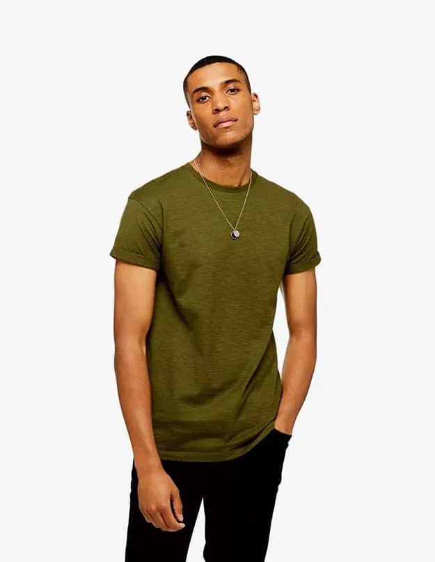 Sleeve Round T-Shirt