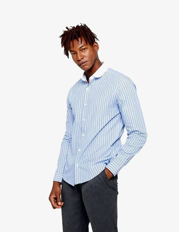 Flannel Collar Shirt