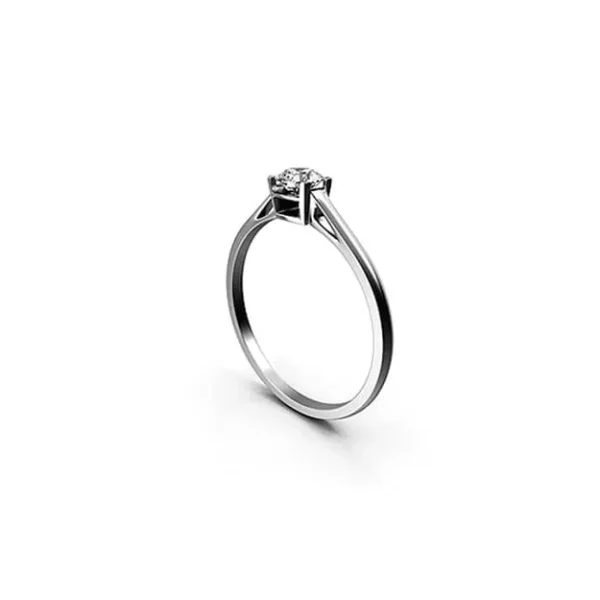 Diamond Vine Ring in Platinum