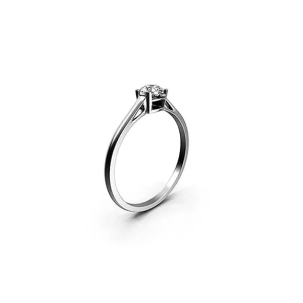 Diamond Vine Ring in Platinum