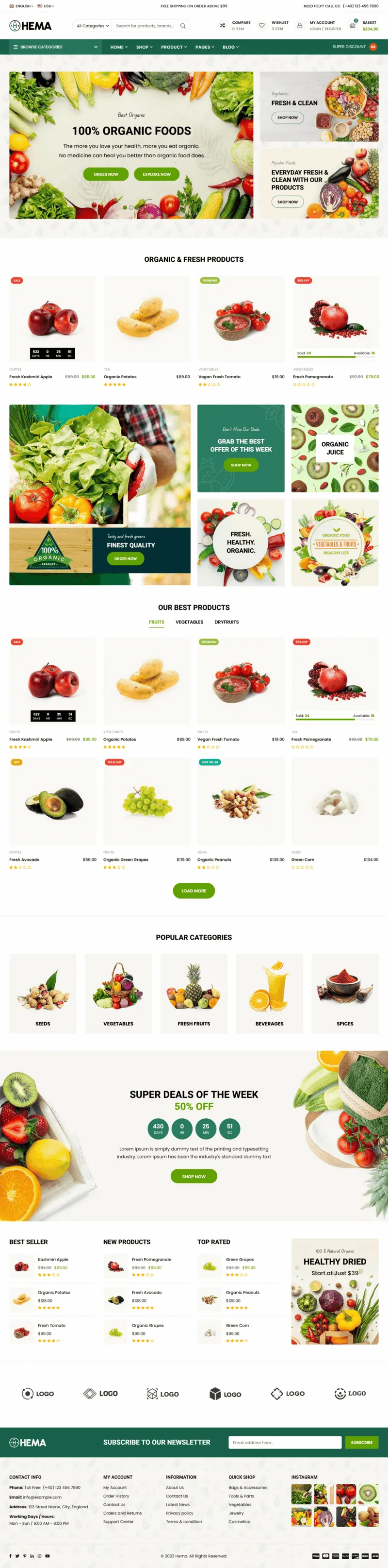 Organic Foods Home 07