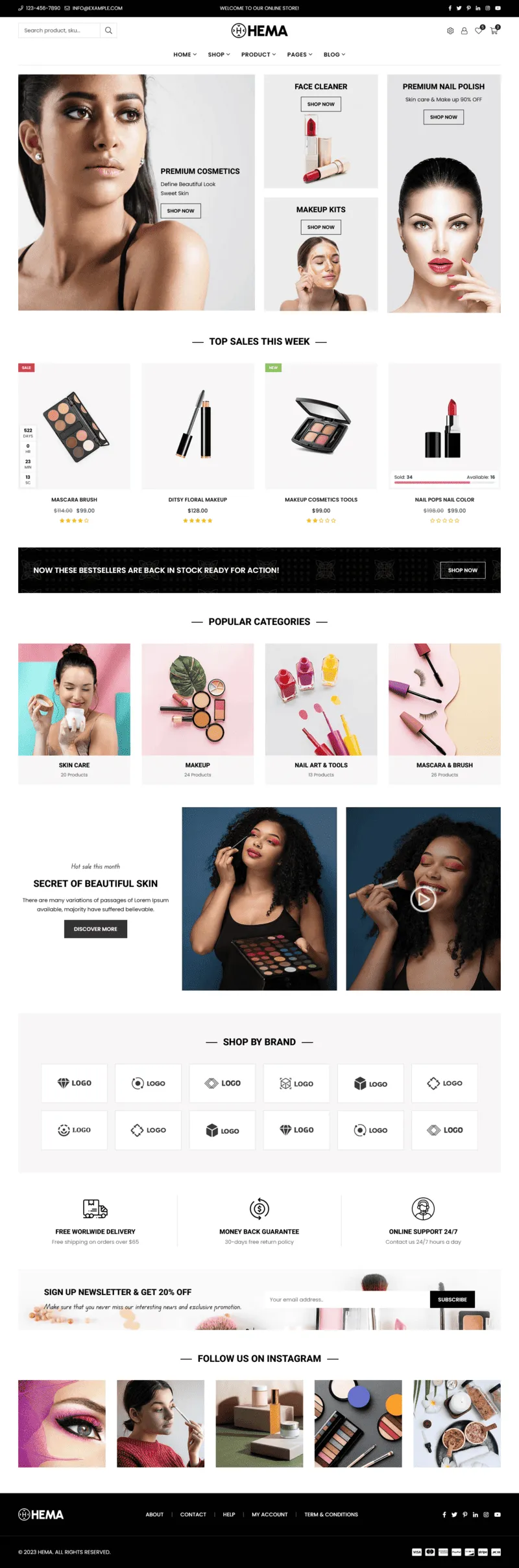 Cosmetics & Beauty Home 08